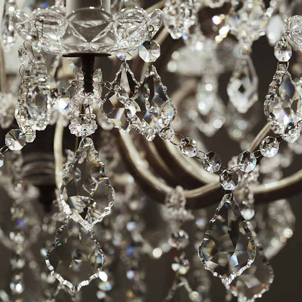 crystal chandelier floor lamp